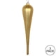 thumbnail image 3 of Adorno navideño Vickerman con purpurina dorada mate en forma de gota, 11 cm, 3 of 3