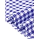 thumbnail image 5 of INSPIRE CHIC Top de Gingham para Mujeres Trabajo Manga Corta Vintage Cuadros Camisa Abotonada S Azul, 5 of 6