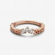 thumbnail image 5 of Anillo Tiara Regal Swirl Baño De Oro Rosa 14k 8 5, 5 of 5
