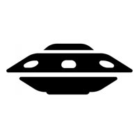 Rienda Libre Graphics - Decomural Ufo Spaceship Aliens Space Ws-15711