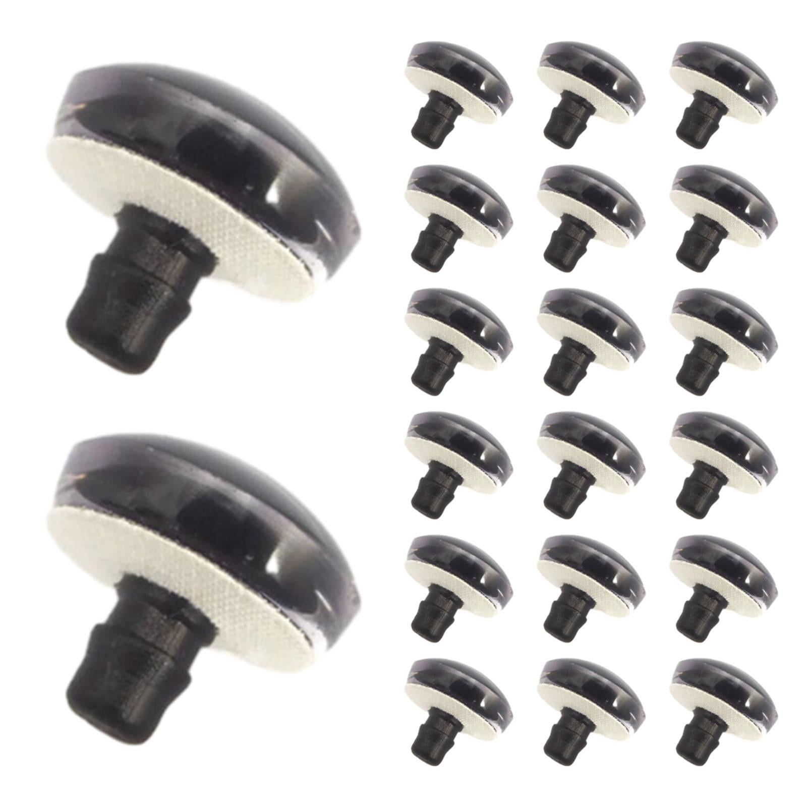 Bothyi - 20x Ojos De Ganchillo Rellenos, Resistentes, Suaves, Premium, Regalo Para Niños, Ojos De Muñeca Artesanales