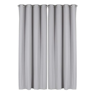 Clems - Pack 2 Cortina Engomada Termica 100% Blackout 140X225 Crema 140X225