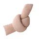 thumbnail image 4 of Almohada De Nudo Torcido, Almohada Anudada De Tiro Flexible Para Sofá Cama De Coche, Color Beige De Viaje, 4 of 5