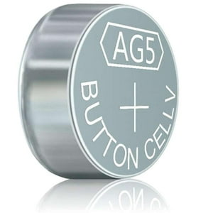 Gen - 10X Pila Batería De Boton Reloj Calculadora Ag5 Lr754 Lr48 393A Gris