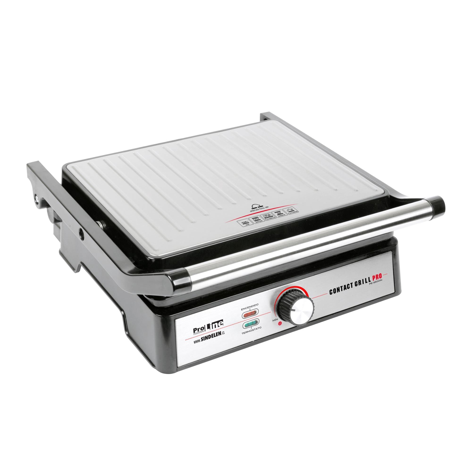 Parrilla Eléctrica 2000W PE-5500IN Plateado