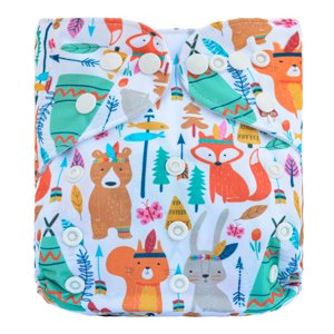 Pequelandia - Pañal De Tela Lavable - Zorrito Indio