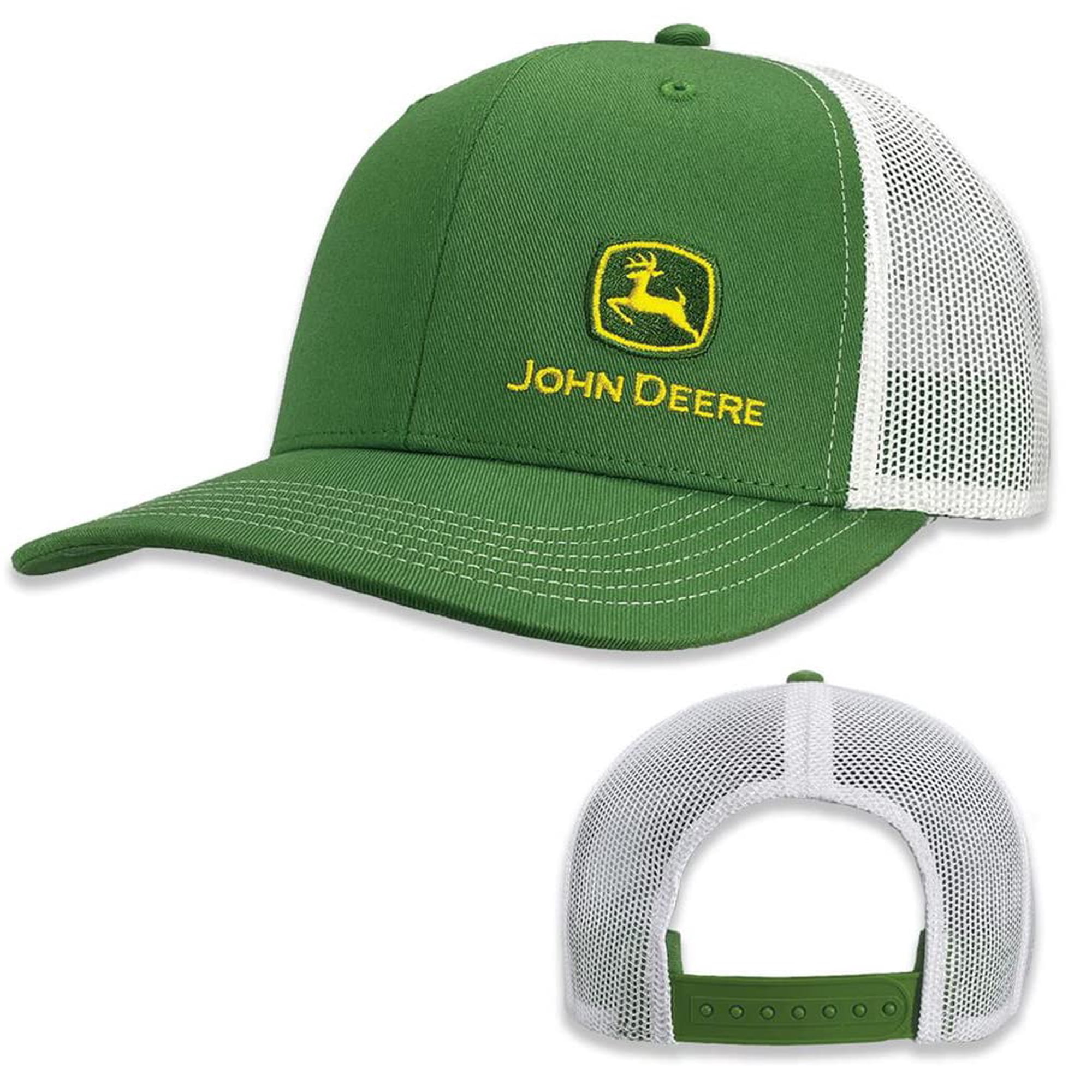 Gorra John Deere Moline 112 Fit Cap, Verde Y Blanca, Malla