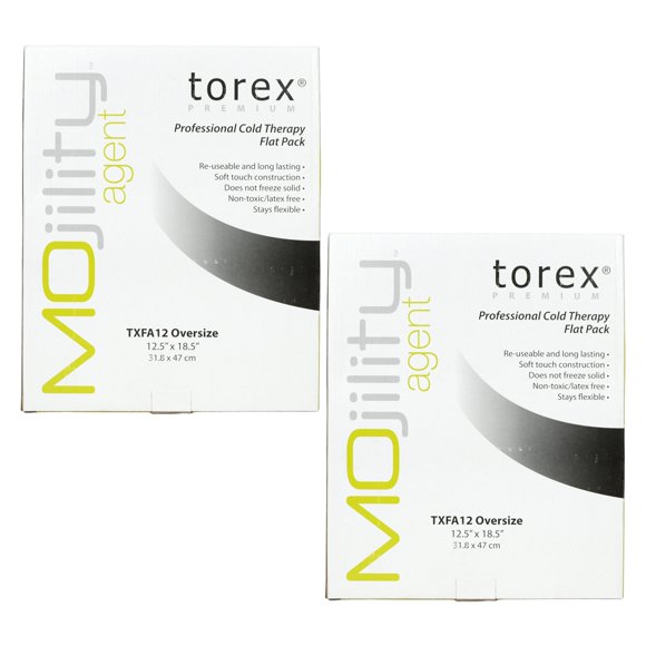 Paquete plano para terapia de frío Torex TXFA12 Professional, negro