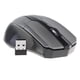 thumbnail image 5 of Ratón inalámbrico para computadora portátil con receptor nano USB Ratón móvil de desplazamiento rápido Gris, 5 of 5