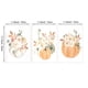 thumbnail image 2 of 3pcs Autumn Floral Bouquet Canvas Painting - Watercolor Pumpkin Posters and Prints for Fall Home Decor - No Frame Required, 2 of 4