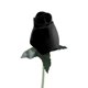 thumbnail image 3 of Rosas negras South Beach Crafts – 32 unidades – 33 cm, 3 of 5