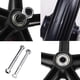 thumbnail image 3 of Rueda delantera de 8 pulgadas, 2 ruedas de repuesto para silla de ruedas, llanta sólida antideslizante, 190 mm, gris/negro, ruedas para silla de ruedas, andadores, andadores (negro), 3 of 5