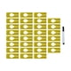 thumbnail image 5 of 30 Uds. Divisores De Tama?o De Estante De Ropa, Divisores De Armario En Blanco Para Tienda De Ropa Para El Hogar, Amarillo, 5 of 5