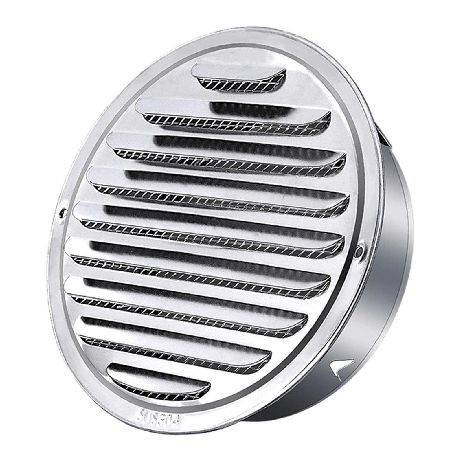 Magideal - Rejilla Con Persiana Cubierta De Ventilación Rejillas De Ventilación De Material Acero Inoxidable Rejilla De Ventilación De Pared Externa Forma Forma Forma 120 Mm