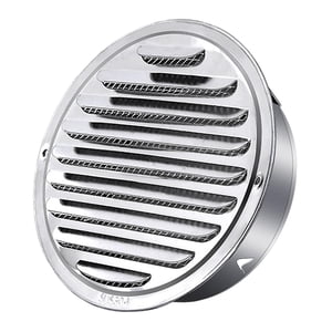 Magideal - Rejilla Con Persiana Cubierta De Ventilación Rejillas De Ventilación De Material Acero Inoxidable Rejilla De Ventilación De Pared Externa Forma Forma Forma 120 Mm