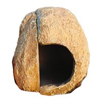 Magideal - Casa Cueva Escondida Para Acuario, Cueva Escondida, Artesanía Natural, Accesorios De Paisajismo, Decoración De Acuario, Adorno Para Pecera Para Jardín