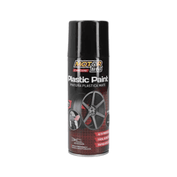 Pintura Plasti Paint Negro Mate 450Ml Motorlife