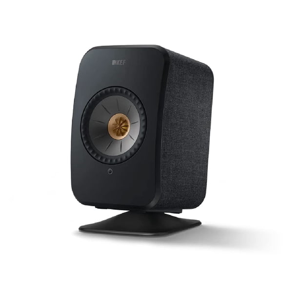 Alfombrilla de escritorio KEF Lsx P1 negra, par grande