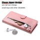 thumbnail image 4 of Funda con Cremallera para Samsung Galaxy A03, Carcasa Cartera de Cuero PU con Soporte y Tarjetero, 4 of 6