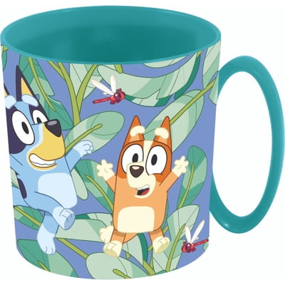 Taza Apto Microondas Perritos Azul  Bluey