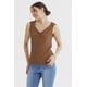 thumbnail image 2 of Polera Mujer Textura Recogido En Pecho Café, 2 of 4