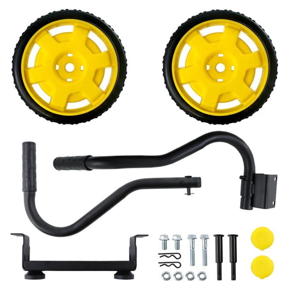 Kit de ruedas para generador KIKITE, manija plegable, neumáticos de 20 cm