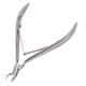 thumbnail image 1 of Pinza para cutículas Tweezerman Rockhard de acero inoxidable con 1/2 mordaza, 1 of 1