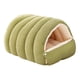 thumbnail image 3 of Cueva De Invierno Suministros Regalos Multiusos PP Algodón Cama Para Mascotas Refugio Para Gatos Verde Cálido M, 3 of 5