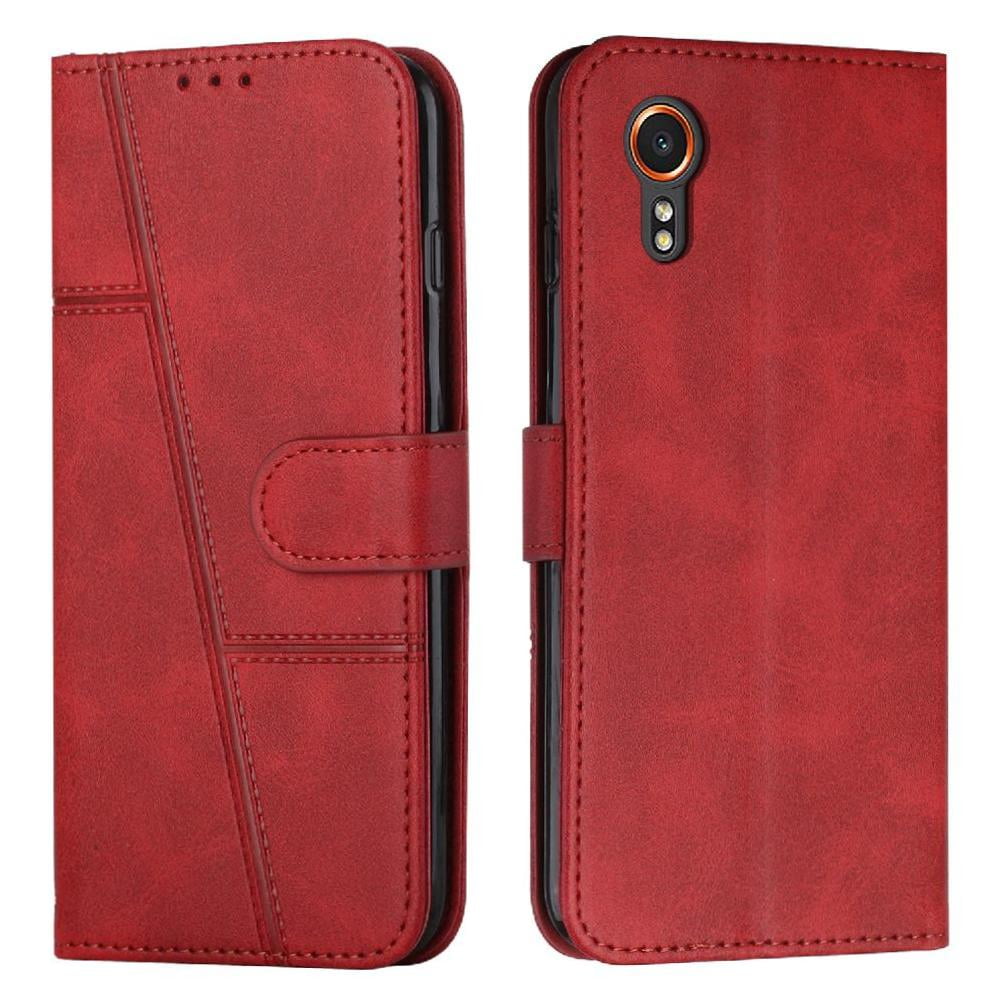 Foxdock - Funda Flip Para Samsung Galaxy X Cover 7 – Carcasa Delgada Y Resistente A Impactos Con Soporte Para Uso Diario Y Profesional