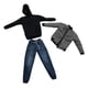 thumbnail image 1 of Figura Masculina A Escala 1/6, Ropa Para Mu?eca, Chaqueta Y Pantalones Para Figuras De 12 Pulgadas, Cuerpo Gris, 1 of 5
