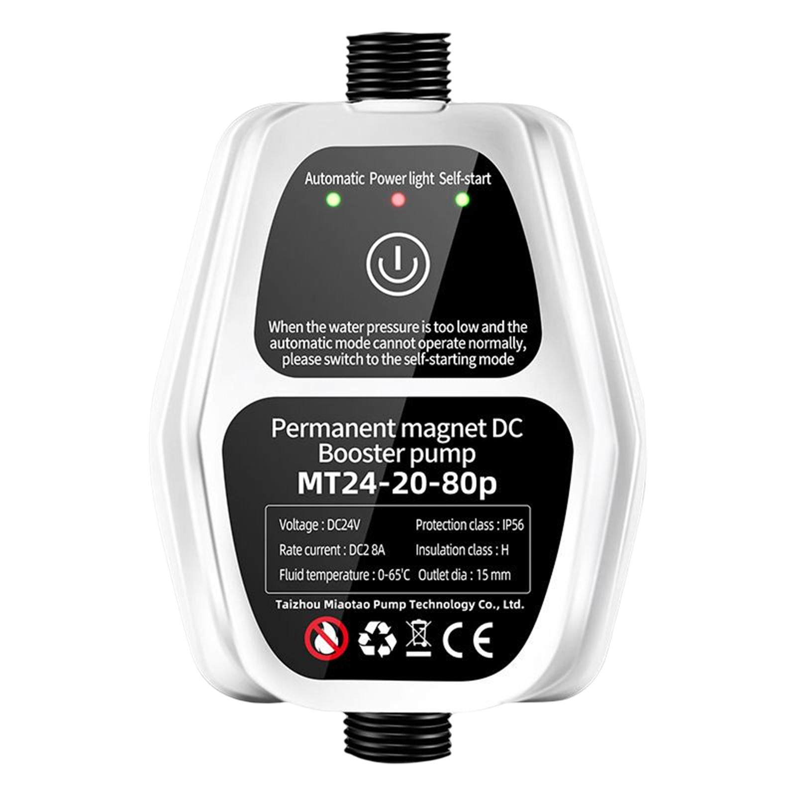 Magideal - Bomba De Presión De Agua Con Imán Permanente, Controlador Sistema De Bomba De Chorro Automático Ip56 Bomba De Refuerzo Silenciosa Para Ducha De Baño