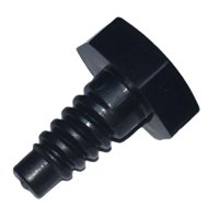 Magideal - Tornillo De Tapón Inferior Para Taco De Billar, Piezas, Accesorios Portátiles Resistentes A Caídas, Práctico Reemplazo, Bloque De Tapón De Cola De Var Dientes Afilados
