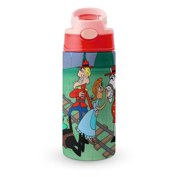 Botella de Agua Desmarcar El Show De Dudley Do-Right Rosa 12 oz