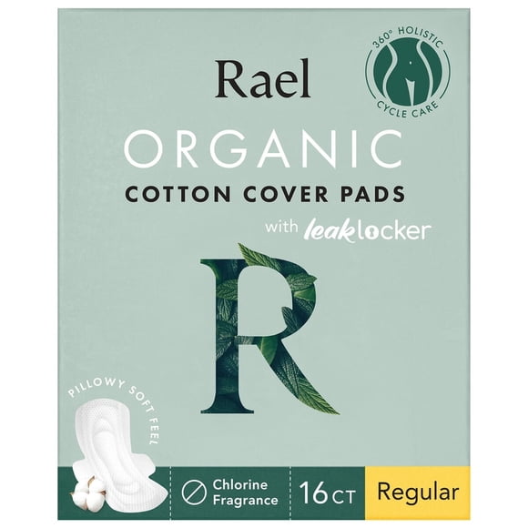 Toallas Menstruales Rael Organic Cotton Cover Regular Sin Aroma