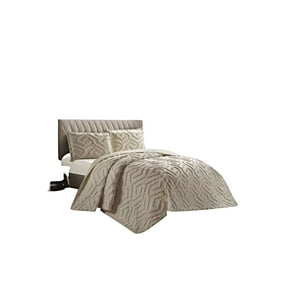 Teng Fei - Cobertor Quilt Verano Tufting 2 Plazas Beige