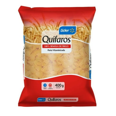 Fideo Pasta Quifaros Bolsa 400 G Lider