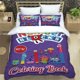 thumbnail image 1 of v150 Bed Sheets Cartoon Number-Blocks Bedding Set,Duvet Cover Comforter Bed Set Quilt Cover Pillowcase,King Queen Twin Size Boys Girls Adults 3-Piece Bedding Set (1 Duvet Cover + 2 Pillow Shams) Bed S, 1 of 5