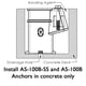 thumbnail image 3 of Ancla de Cuña S.R. Smith 10 cm Acero Inoxidable, 3 of 3