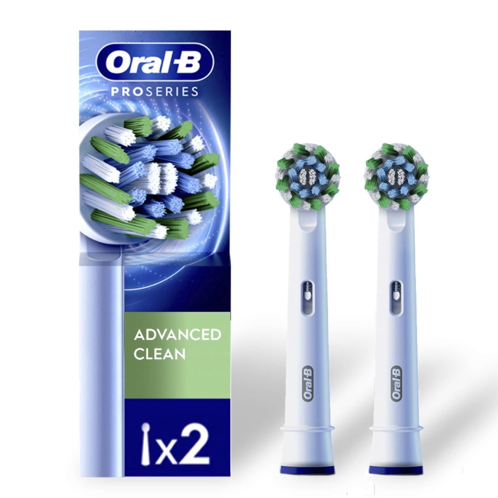 Cabezal Cepillo De Dientes Eléctrico Advanced Clean 2 Un Oral-b