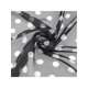 thumbnail image 4 of INSPIRE CHIC Bufanda de Gasa de Lunares de los Años 50 para Mujeres, Ligera, Suave y Transparente, Envoltura de Cabeza Larga para Todas las Estaciones 70.9"x27.6" Negro-Blanco Puntos, 4 of 6