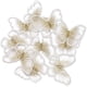 thumbnail image 1 of 20 parches de mariposa para bordar, para coser en ropa, apliques, bordados, accesorios de ropa (5 cm, blanco), 1 of 3