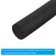 thumbnail image 4 of Uxcell 1-3/4" x 3.28 Pies Backer Rod para Huecos y Juntas 1Pcs Cuerda de Espuma Relleno de Grietas de Masilla Rollo de Sellado Tira de Clima Negro, 4 of 6
