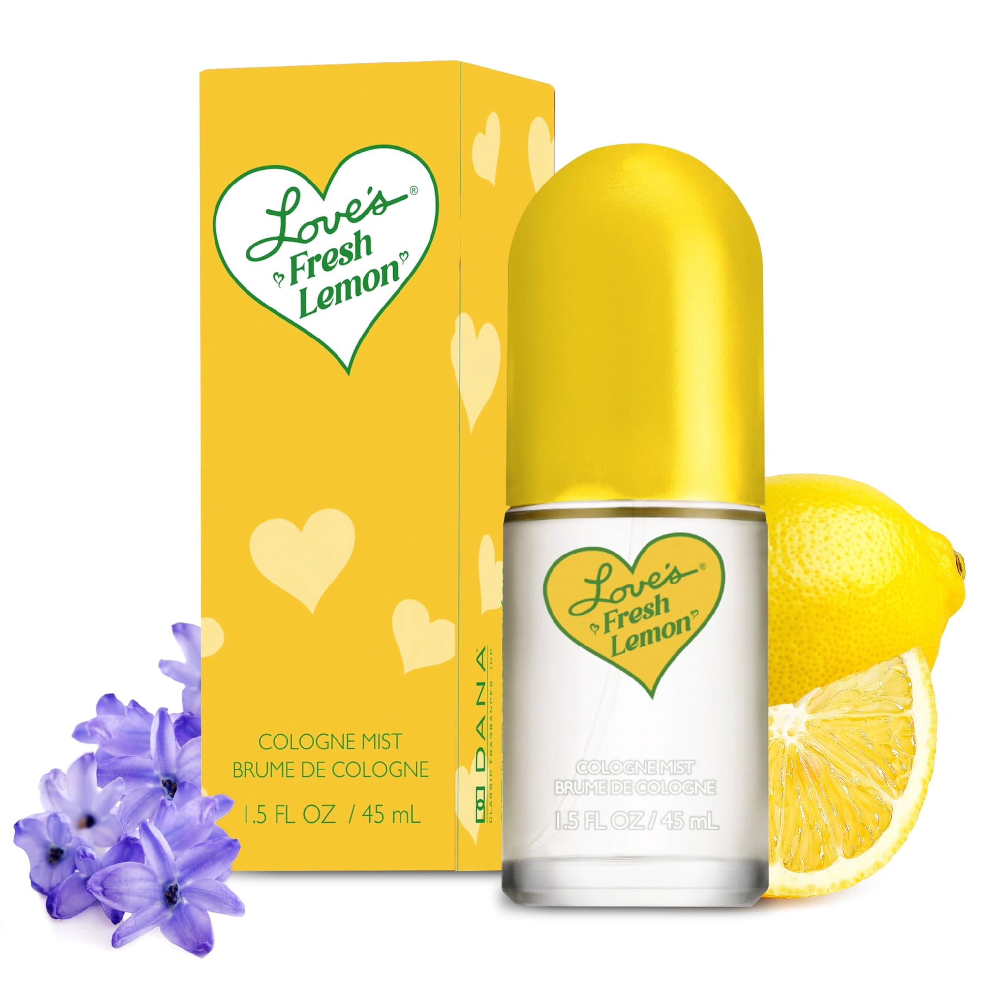 Cologne Mist Dana Love's Fresh Lemon 45 Ml Para Mujer