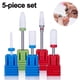 thumbnail image 1 of Juego de brocas de cerámica para uñas (2,35 mm), broca profesional para lima de uñas acrílicas, para manicura, pedicura, cutículas y esmalte de uñas de gel, 5 unidades, 1 of 8
