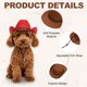 thumbnail image 3 of Sombrero de vaquero Uxcell para perro, mini sombrero de vaquero para mascota con correa ajustable, gorra de cosplay (marrón, M), para perros y gatos / disfraz de Halloween / decoración de fiesta, 3 of 7