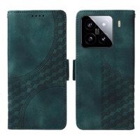 Carcasa Foxdock Xiaomi 15 De Cuero Pu, Diseño Acolchado Clásico, Protección Contra Caídas Y Rayones