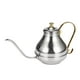 thumbnail image 1 of Hervidor De Café Por Goteo Para Exteriores, Cafetera De Goteo Para Interiores, Tetera De Cuello De Cisne Plateada, 1 of 5