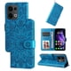 thumbnail image 4 of Funda tipo cartera FOXDOCK para OPPO Reno 14F 5G , diseño girasol en relieve, cuero PU, cierre magnético, soporte y tarjetero, 4 of 5