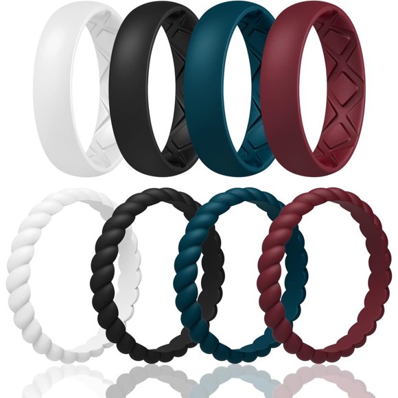 Anillos de Silicona Apilables Egnaro para Mujer