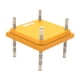 thumbnail image 4 of Calentador Eléctrico Para Jaula De Pollos, Calentador Para Aves De Corral, Placa Calefactora Para Incubar, Amarillo, 25x25cm, 4 of 5